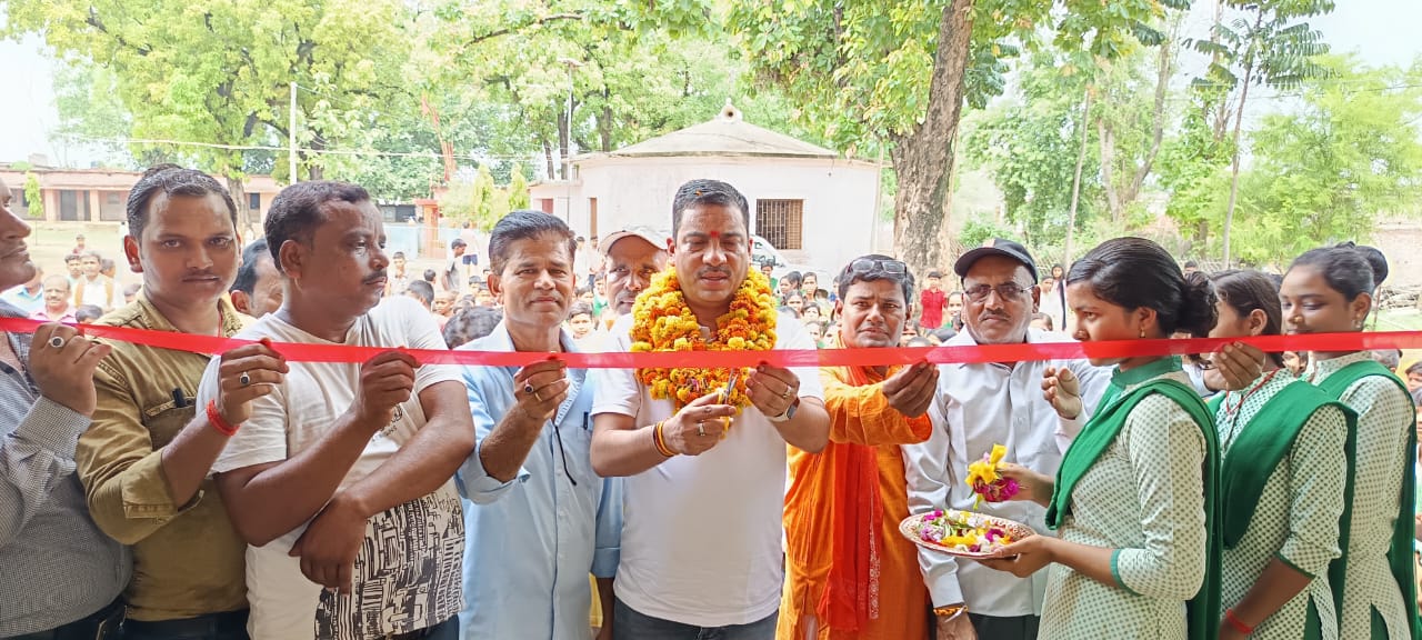 मध्य विद्यालय अरसली को मिला हाई स्कूल का दर्जा, विधायक भानु ने किया उद्घाटन