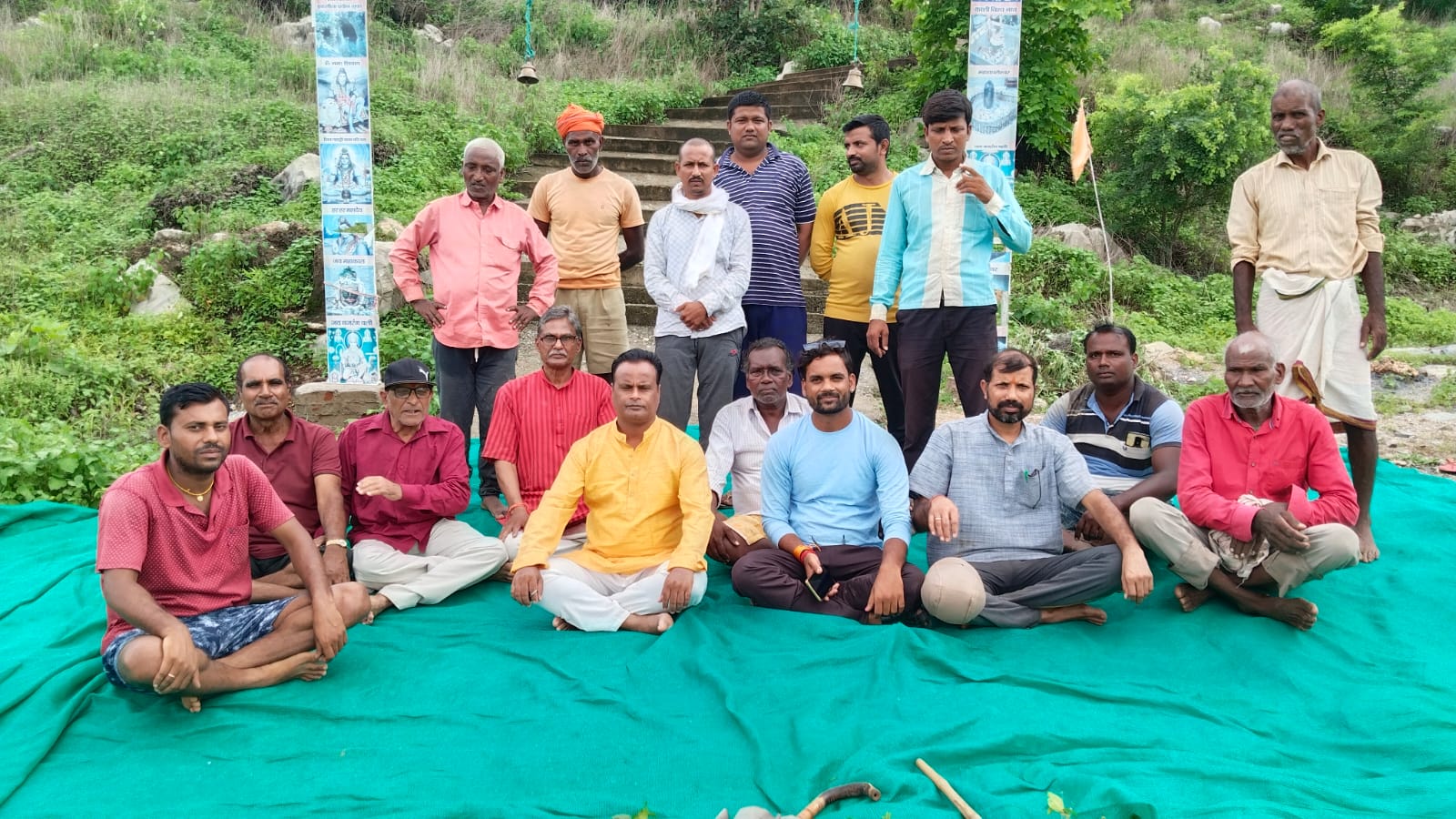 चौथी सोमवरी को शिव पहाड़ी गुफा मंदिर कमिटी ने लिया कावड़ यात्रा निकालने का निर्णय