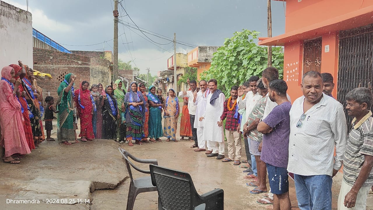 बसपा के प्रदेश अध्यक्ष ने किया जन-संपर्क