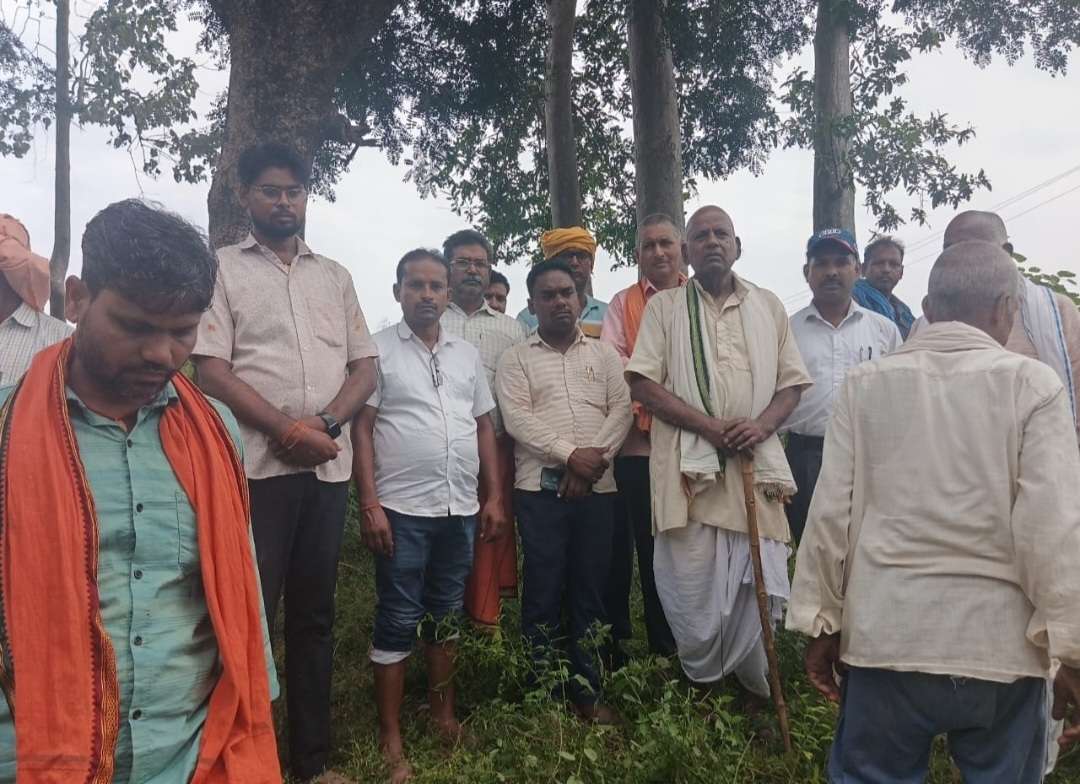 झगड़ाखाड़ गांव में प्रभावती देवी को श्रद्धांजलि, क्षेत्रवासियों ने किया अंतिम संस्कार