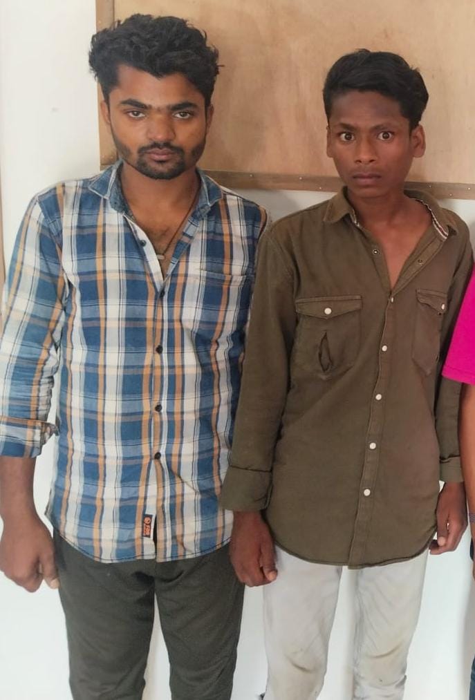 समरसेबल चोरी मामले में चार गिरफ्तार, दो नाबालिगों को बाल सुधार गृह भेजा गया