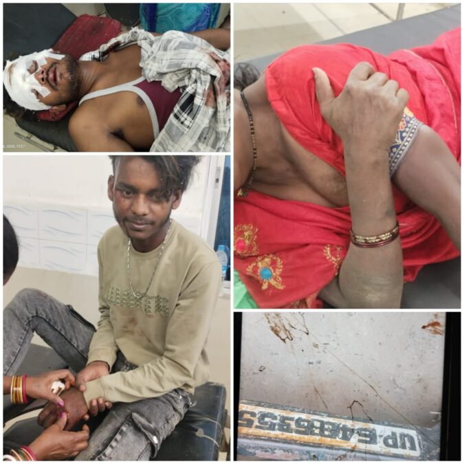तीखे मोड़ पर कमांडर जीप ने मारी टक्कर, बाइक सवार महिला समेत तीन लोग गंभीर रूप से घायल