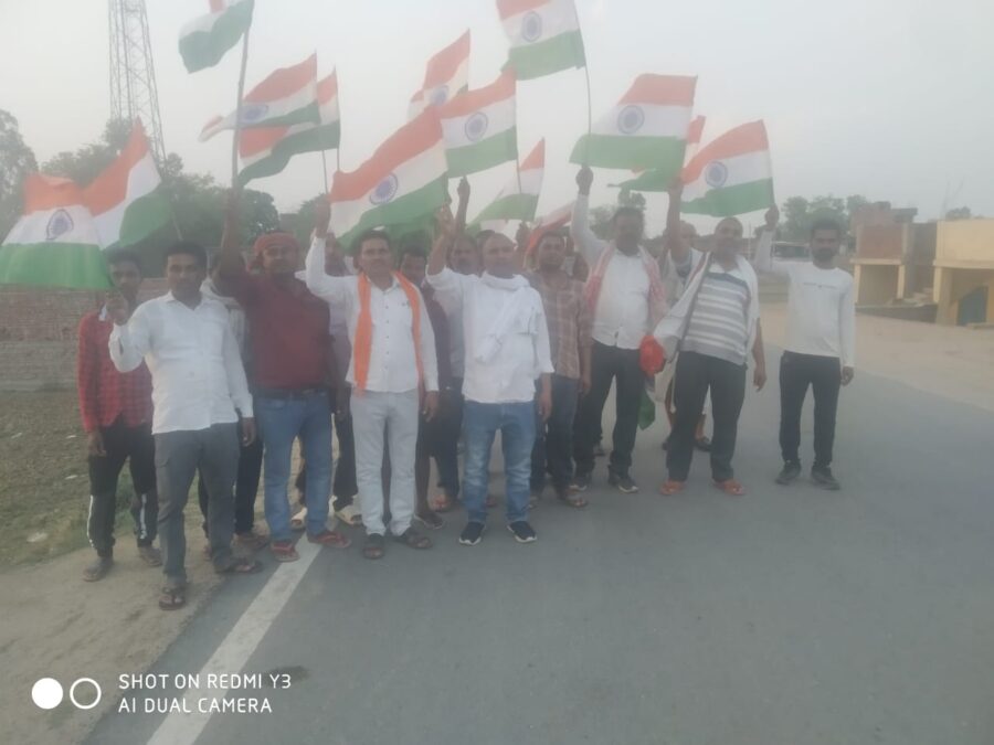 सगमा में अंधड़ के बीच निकली तिरंगा यात्रा, ऑपरेशन सिंदूर की सफलता पर गूंजे देशभक्ति के नारे