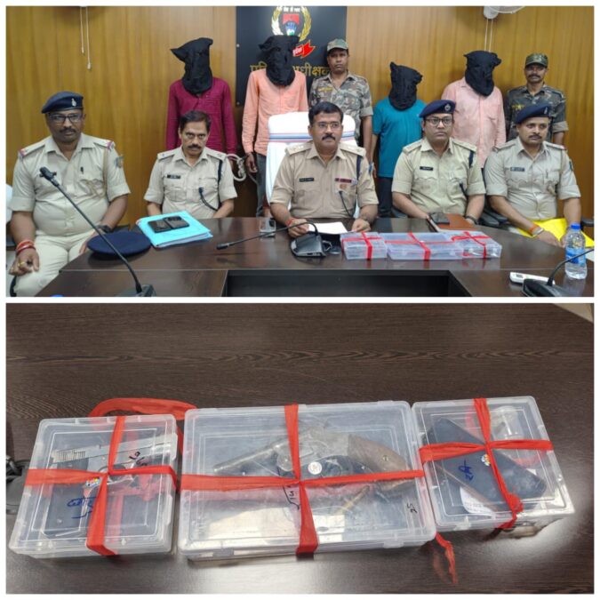 महज 40रु शराब के  भुगतान को लेकर गढ़वा में सन्नी पर चली थी गोली, हथियार के साथ चार गिरफ्तार