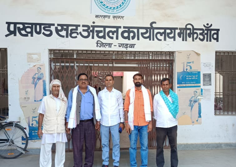 अनंत तिवारी बने किसान मित्र प्रखंड अध्यक्ष, कृषि पदाधिकारी को सौंपा मांग पत्र