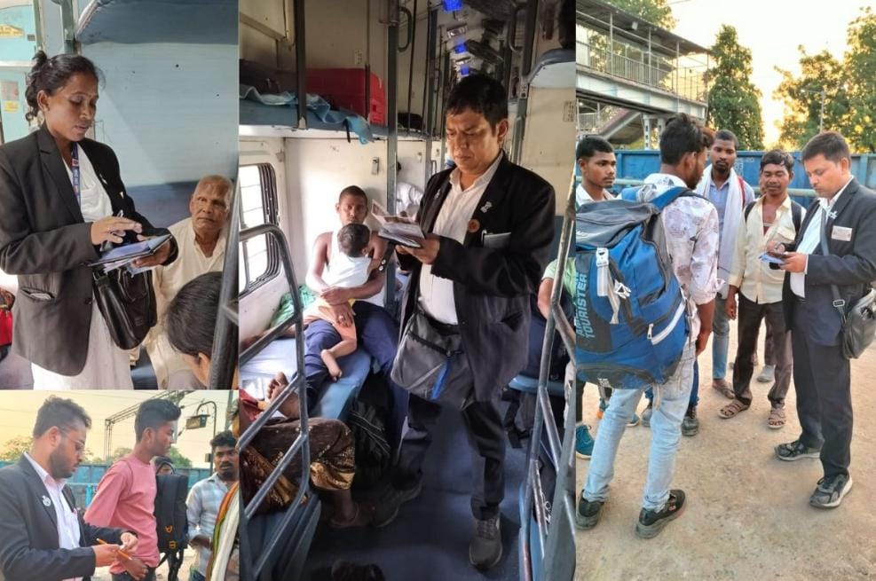 झारखंड के 8 प्रमुख रेलवे स्टेशनों पर चला बड़ा टिकट चेकिंग अभियान, पकड़े गए 1233 यात्री