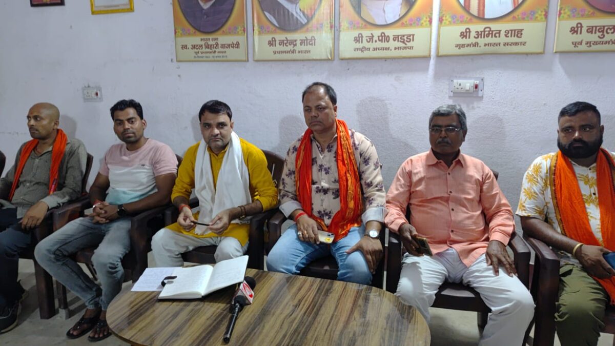 झामुमो और मिथिलेश ठाकुर को भाजपा की खुली चुनौती, विकास के नाम पर गढ़वा की जनता को दिया गया धोखा