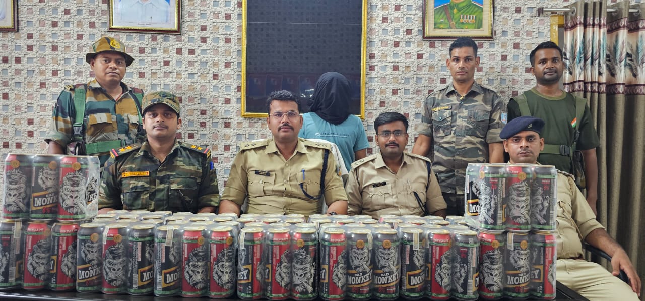 लठिया पिकेट की पुलिस ने भारी मात्रा में बरामद किया अवैध देशी शराब