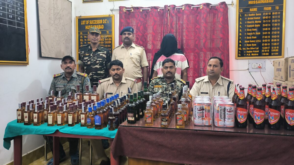 भारी मात्रा में अवैध शराब के साथ एक व्यक्ति गिरफ्तार भेजा गया न्यायिक हिरासत में