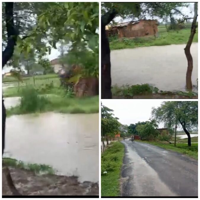 बाईं बाकी सिंचाई परियोजना अधूरी, निर्माण में लापरवाही से गांवों में घुस रहा नहर का पानी, ग्रामीणों के कच्चे घरों पर खतरा