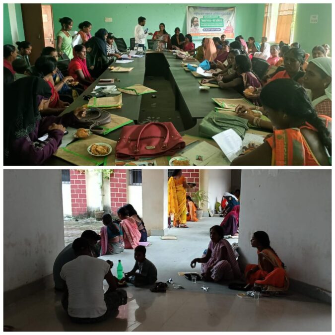 महिला वार्ड सदस्यों के प्रशिक्षण में खानापूर्ति, मीनू के अनुसार नहीं मिल रहा भोजन