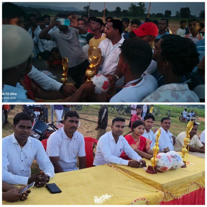 हासनदाग में पंचायत स्तरीय फुटबॉल टूर्नामेंट का फाइनल: रेजो टीम की जीत