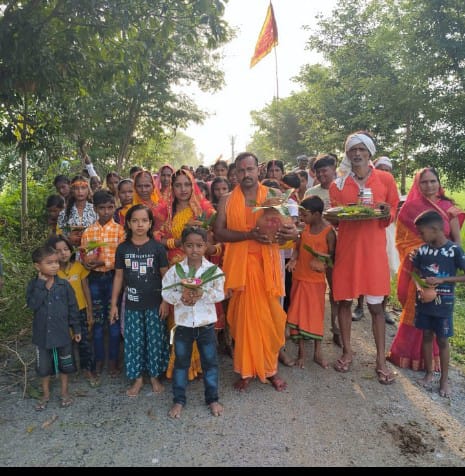 कांडी क्षेत्र में भव्य कलश यात्रा संपन्न, श्रद्धालुओं का उमड़ा सैलाब