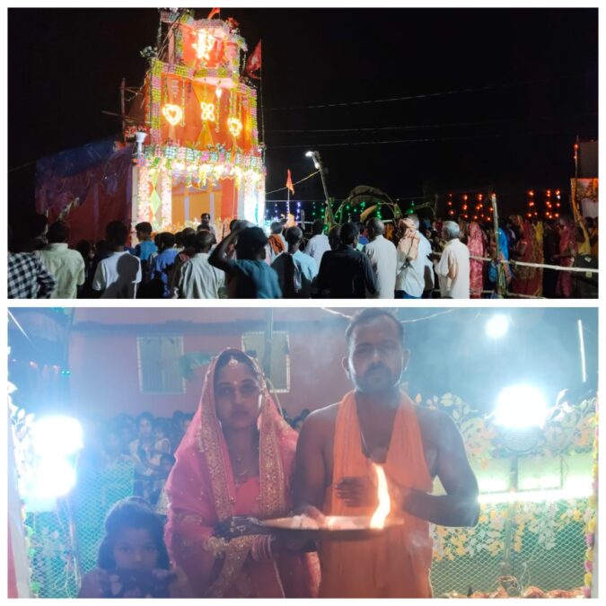 भिलमा में माँ दुर्गा के दरबार में उमड़ा श्रद्धा का सागर