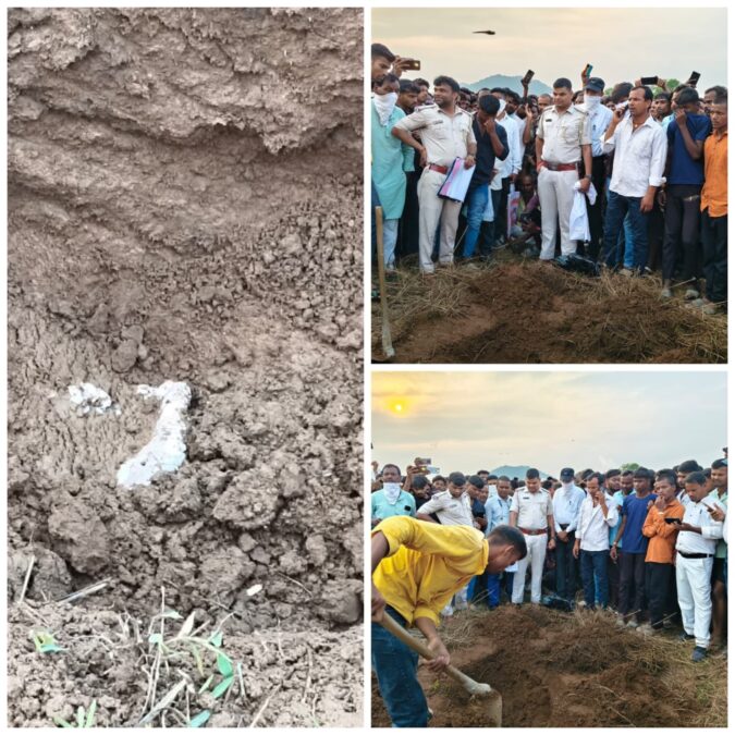 दिल दहला देने वाली वारदात: पिता ने बेटी और नवजात की कर दी हत्या, नदी किनारे दफनाए गए शव बरामद