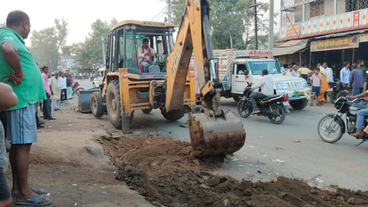 रमना में तीसरे दिन भी अतिक्रमण हटाओ अभियान जारी
