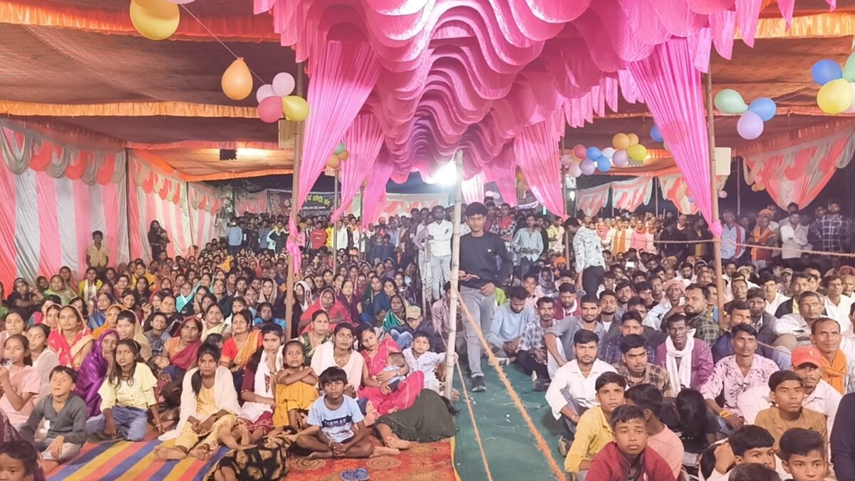 सगमा में देवी जागरण का आयोजन, भक्ति गीतों पर झूमे श्रद्धालु