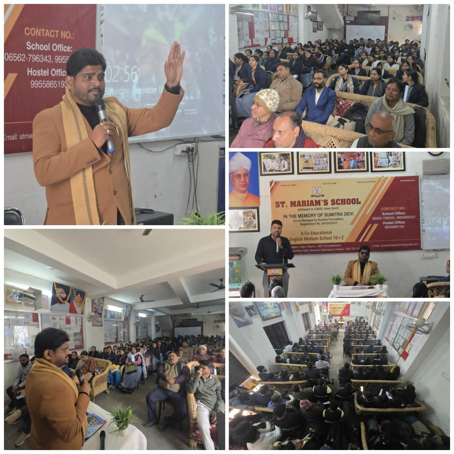 संत मरियम स्कूल में शैक्षणिक गुणवत्ता को लेकर शिक्षकों के साथ चेयरमैन का बैठक