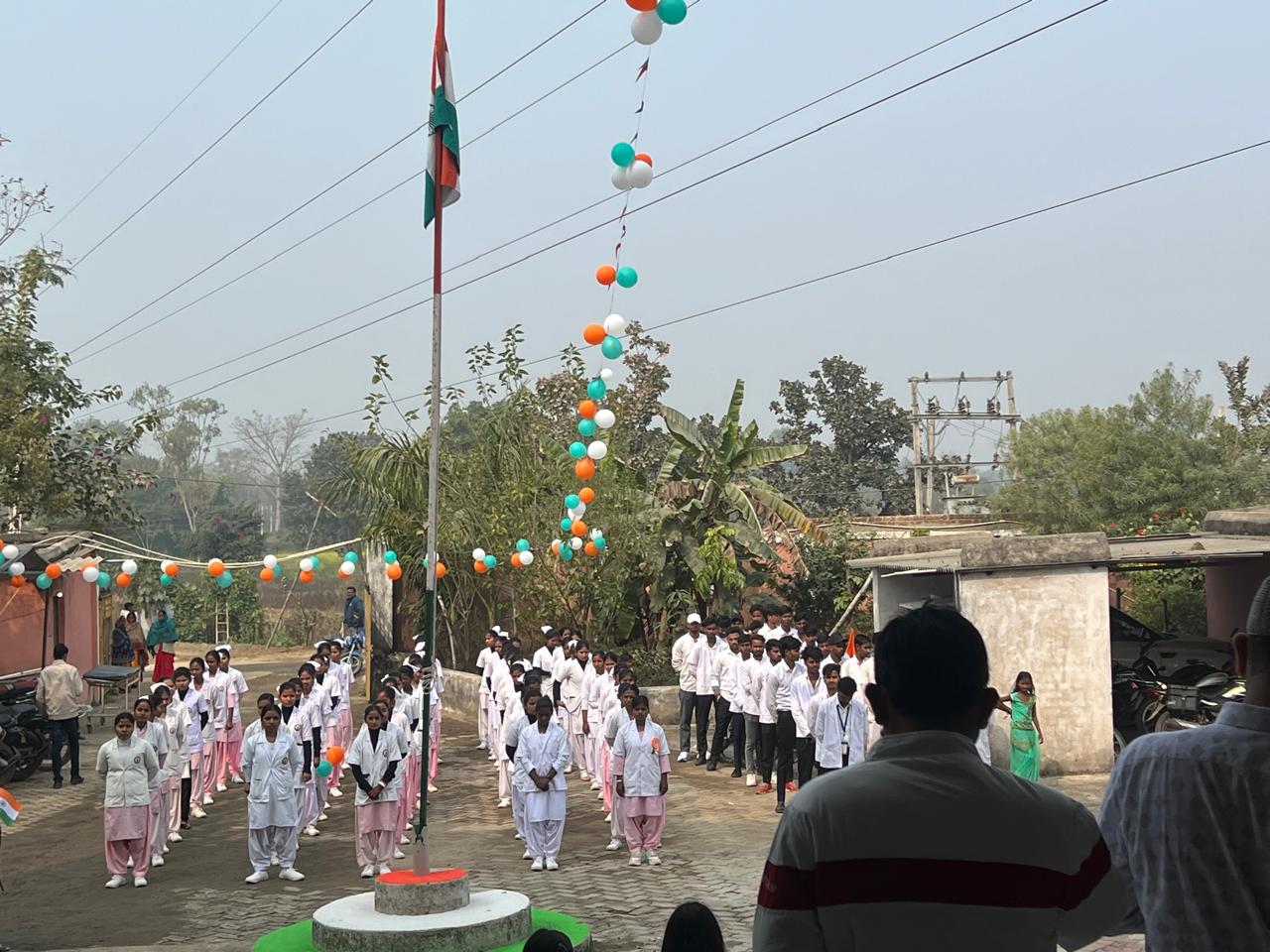 किस्मती कॉलेज ऑफ़ फ़ार्मेसी एंड नर्सिंग, मेराल में हर्षोल्लास के साथ मनाया गया 77वां गणतंत्र दिवस