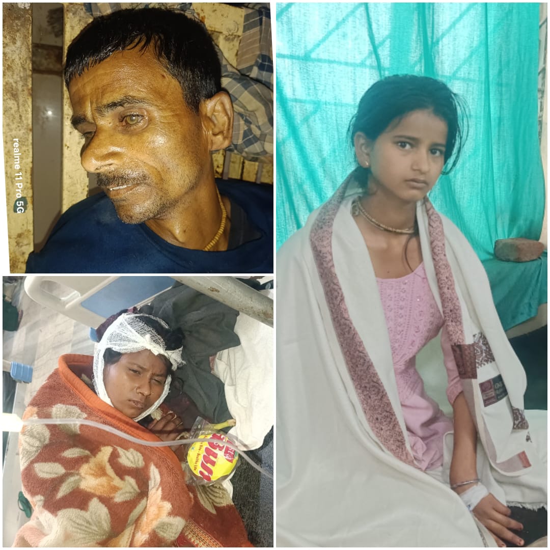 दामाद ने ससुर को चाकू मारकर की हत्या,चाकू के हमले से पत्नी और साली भी हुवे घायल