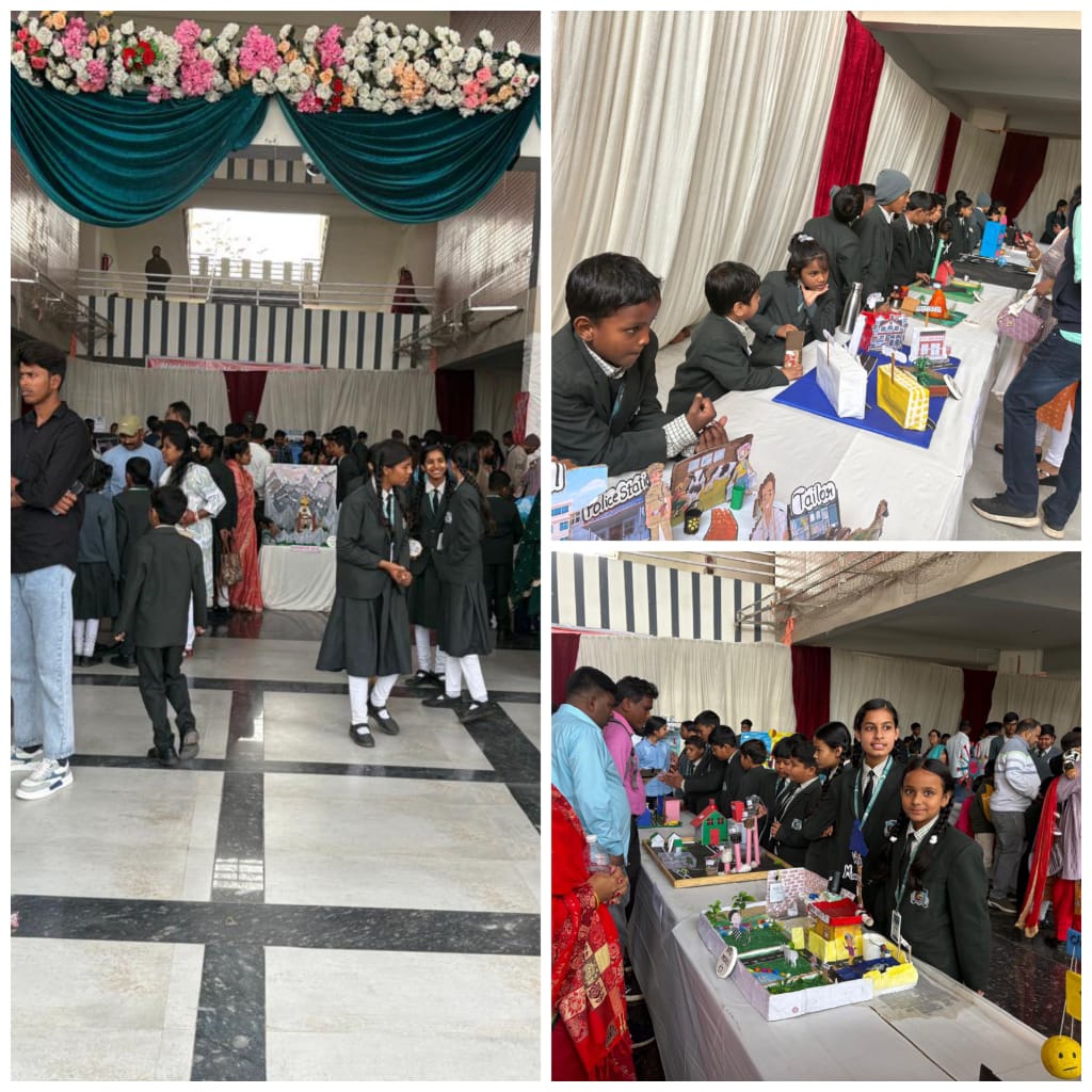 एनपीएस गुरुकुलम पब्लिक स्कूल में आयोजित विज्ञान प्रदर्शनी का अभिभावकों ने किया निरीक्षण