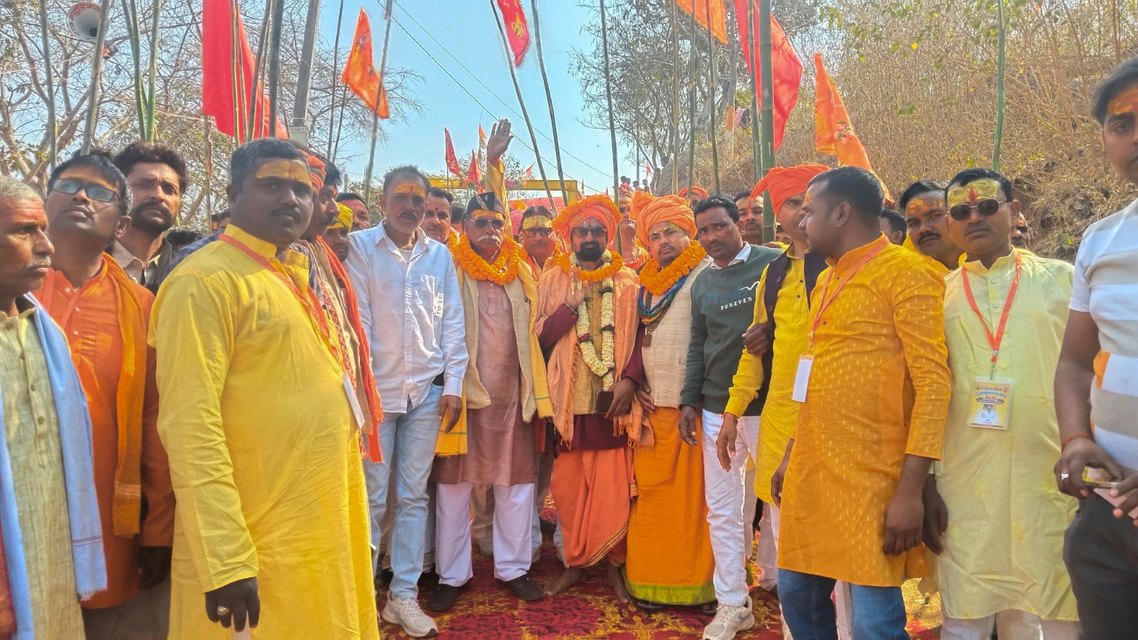 संखड़िया पहाड़ी पर हनुमत प्राण प्रतिष्ठा व महायज्ञ का शुभारंभ, भव्य कलश यात्रा में उमड़े  श्रद्धालु