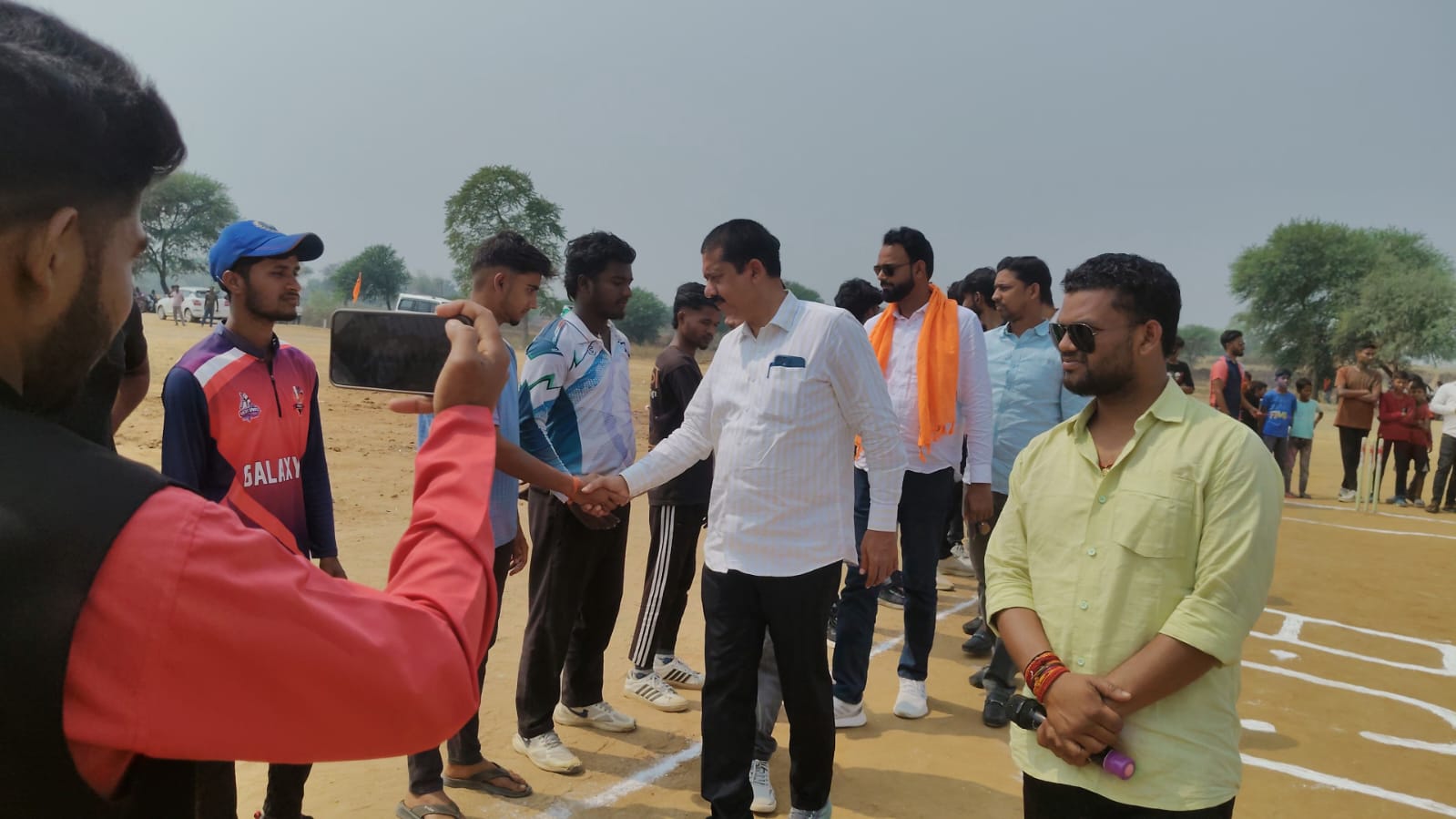 बेलचम्पा में क्रिकेट मैच का उद्घाटन, एमएसडी बेलचम्पा की टीम विजयी