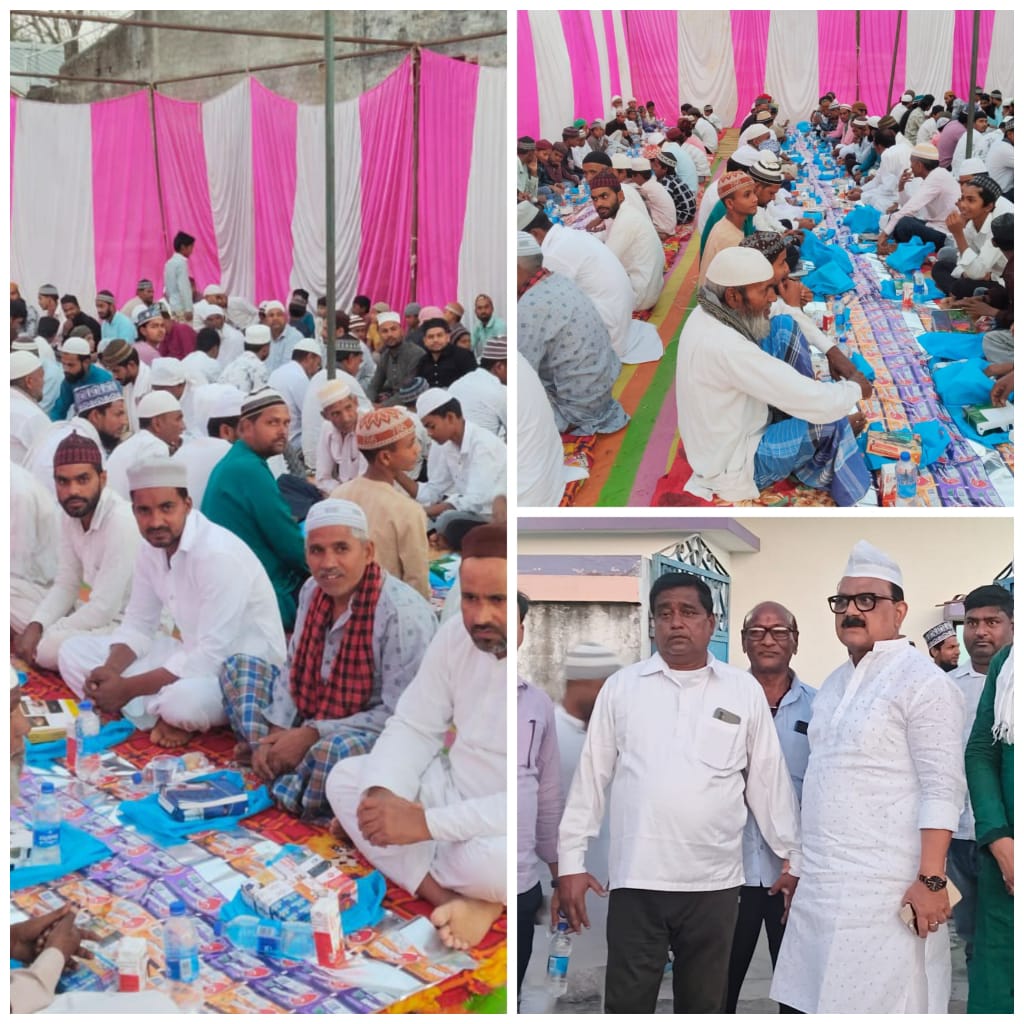 रमज़ान के पावन महीने में जफीर अंसारी ने आयोजित की इफ्तार दावत