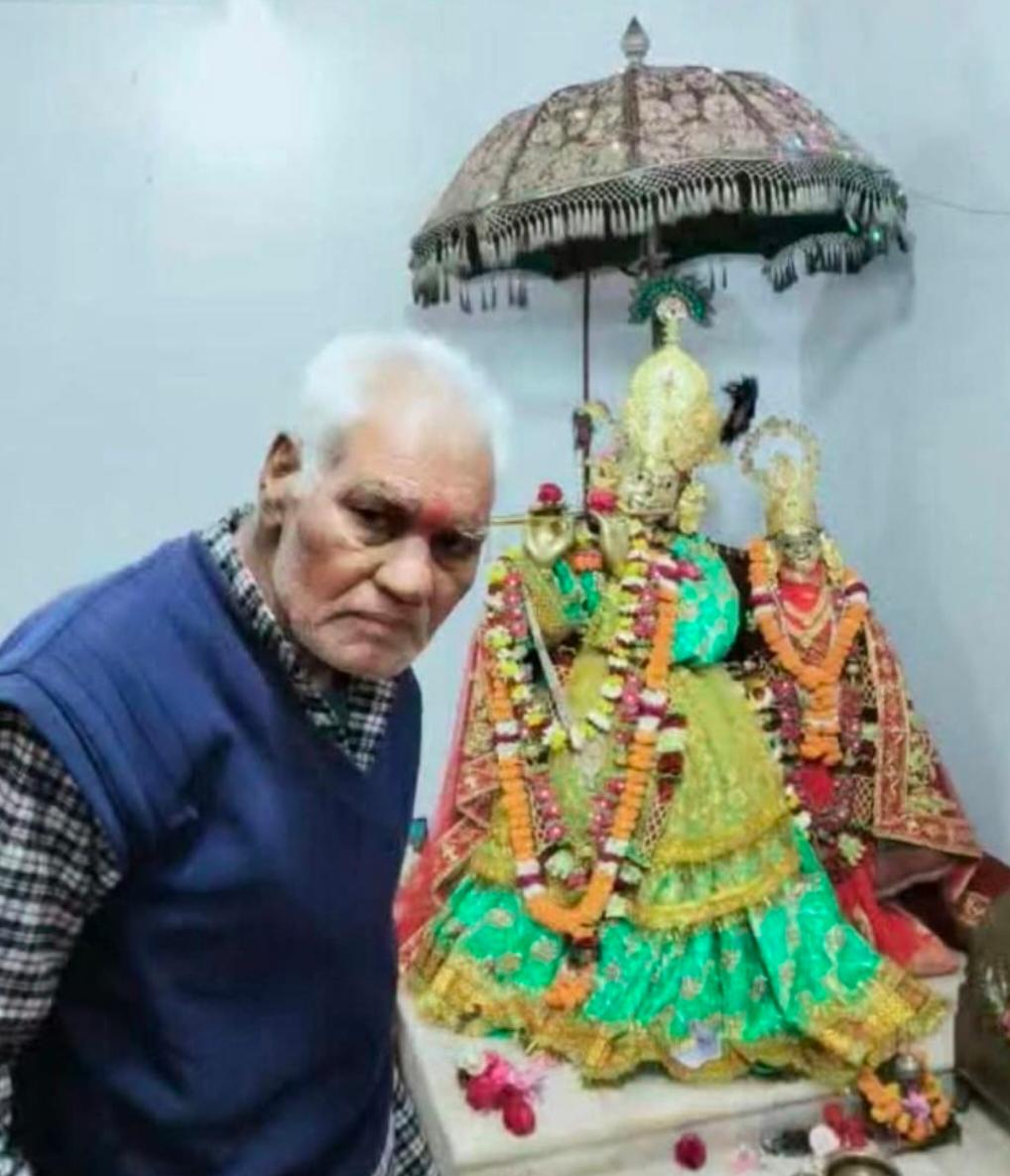 बंशीधर नगर में शोक: श्री बंशीधर मंदिर के प्रधान पुजारी ब्रजकिशोर तिवारी का निधन