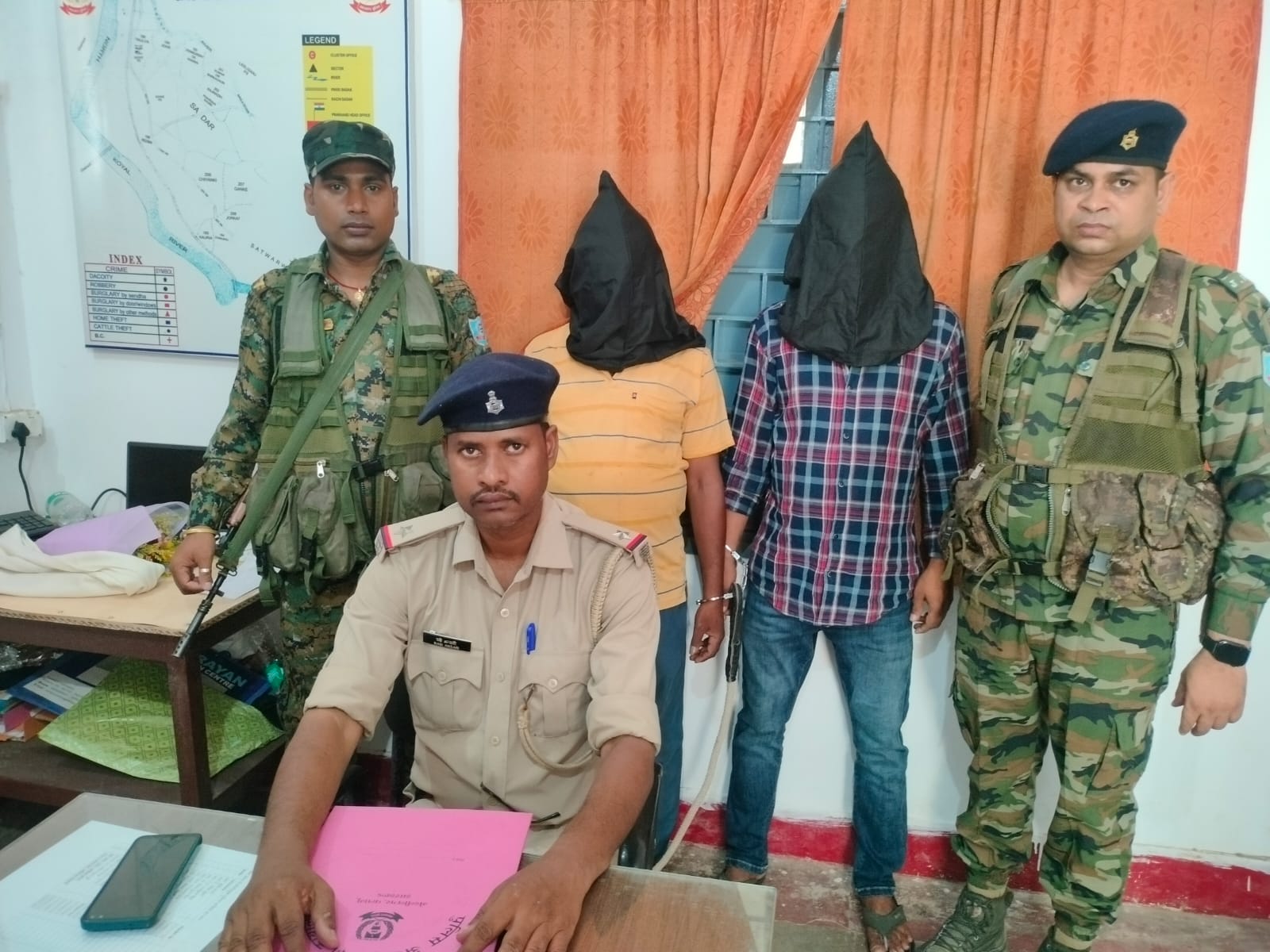 मारपीट के दो अभिायुक्तों को पुलिस ने किया गिरफ्तार