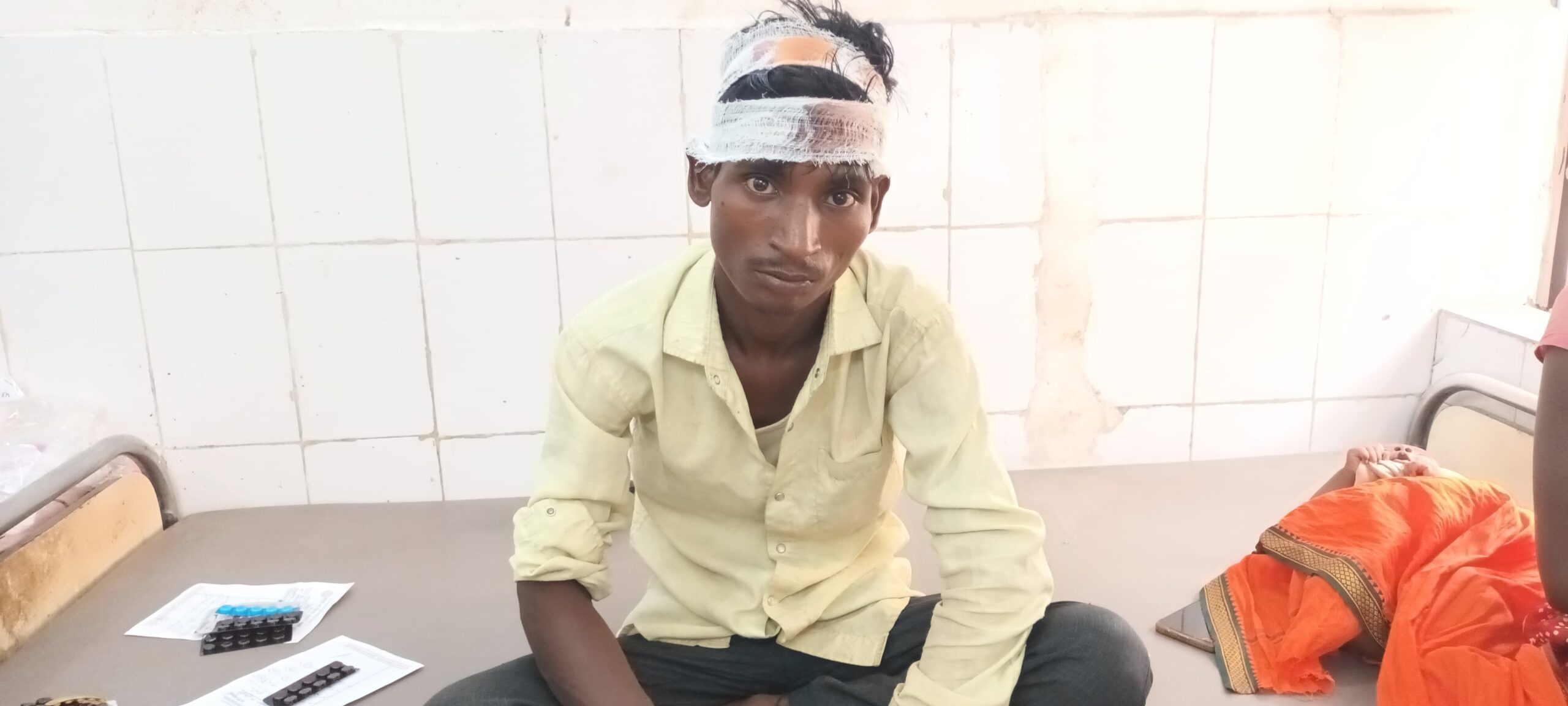 भूमि विवाद में मारपीट, युवक घायल