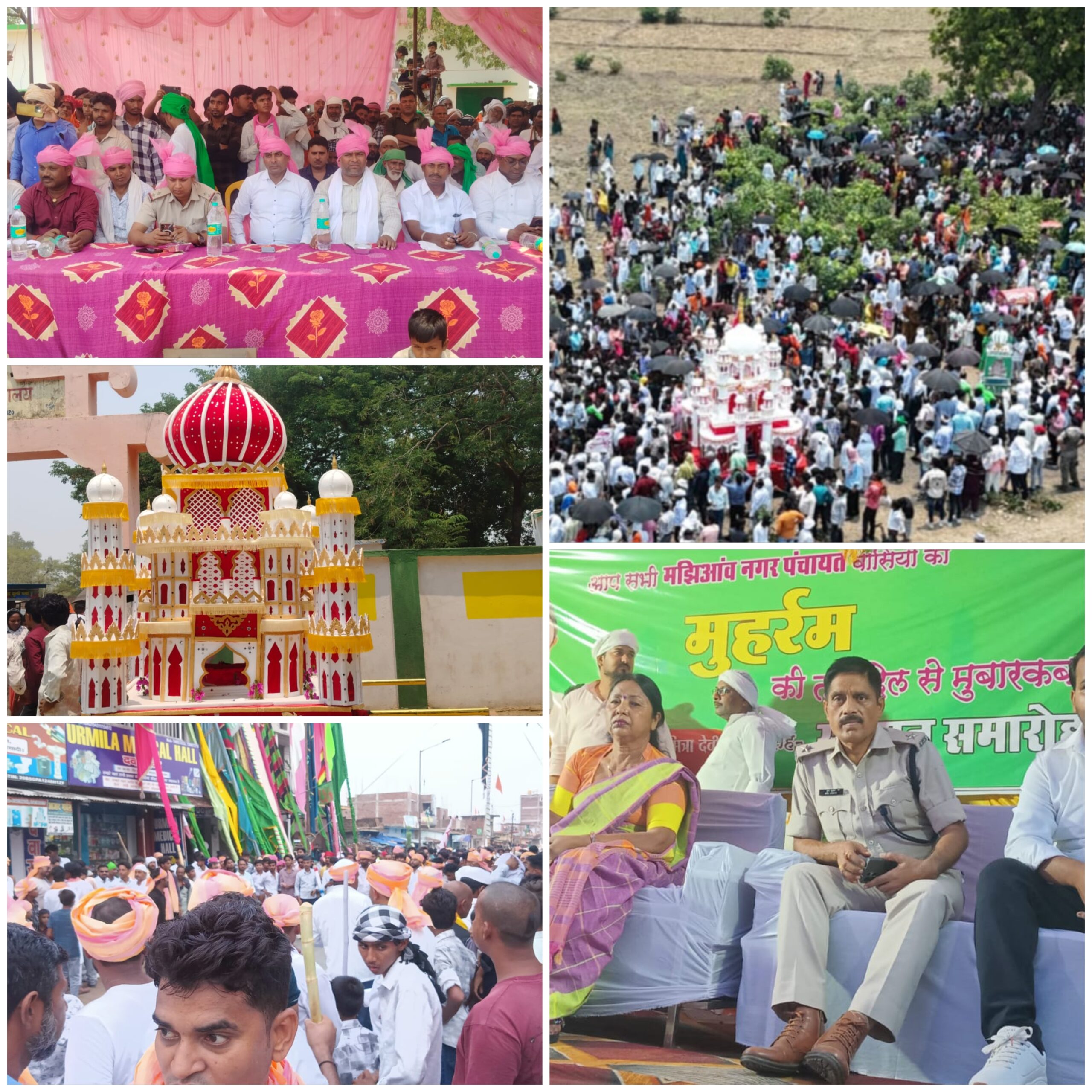 मझिआंव  कांडी बरडीहा में  शांतिपूर्ण माहौल में संपन्न हुआ मुहर्रम, ताजिया पहलाम के साथ दिखी आस्था और हैरतअंगेज करतबों की झलक