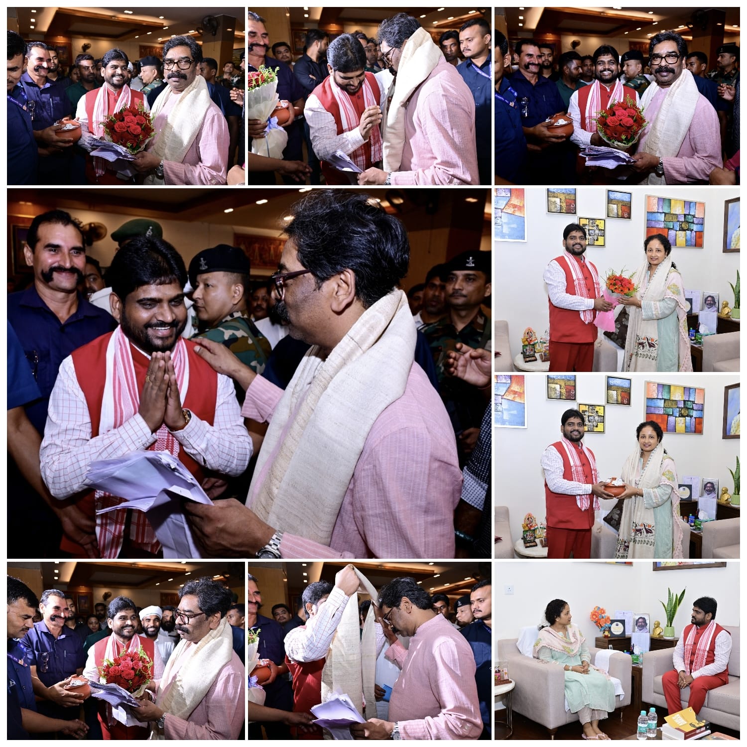 मुख्यमंत्री हेमंत सोरेन और विधायक कल्पना सोरेन से मिले अविनाश देव, महिला सशक्तीकरण व बाल विकास पर हुई चर्चा