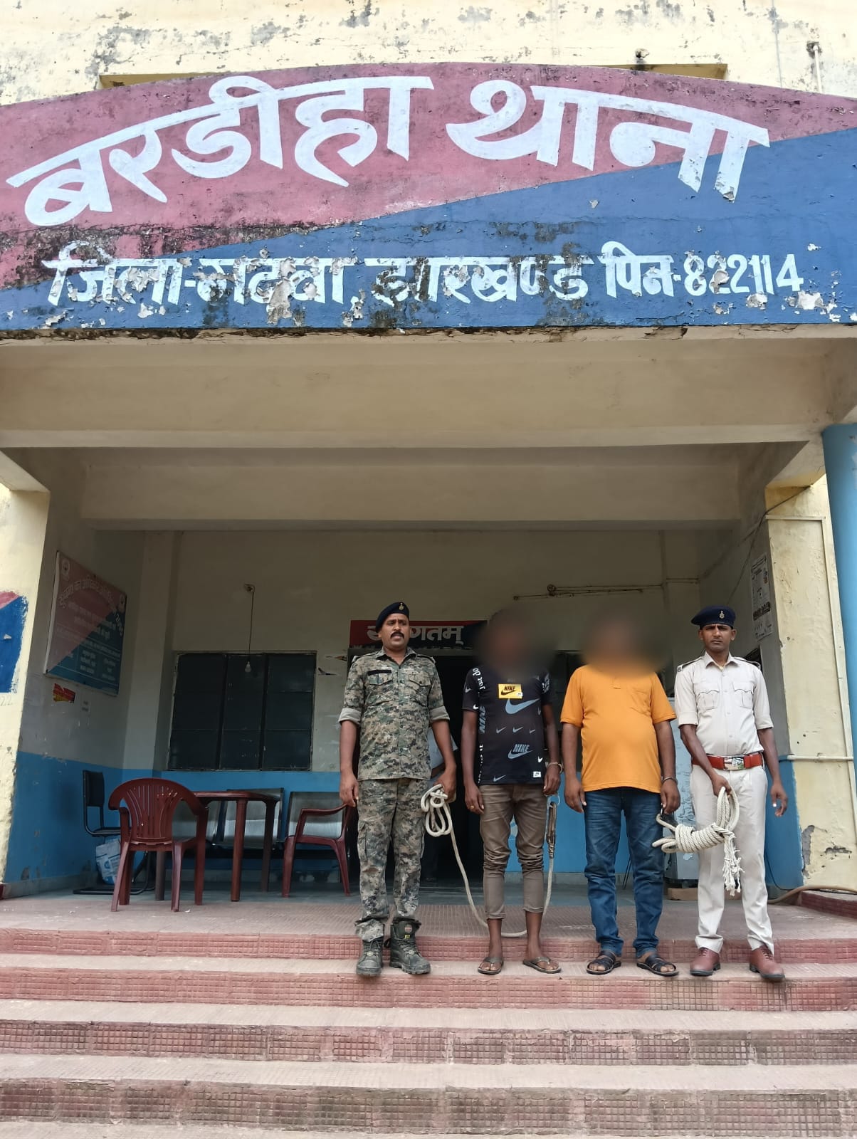 बरडीहा पुलिस की विशेष छापेमारी, दो वारंटी गिरफ्तार, भेजे गए न्यायिक हिरासत