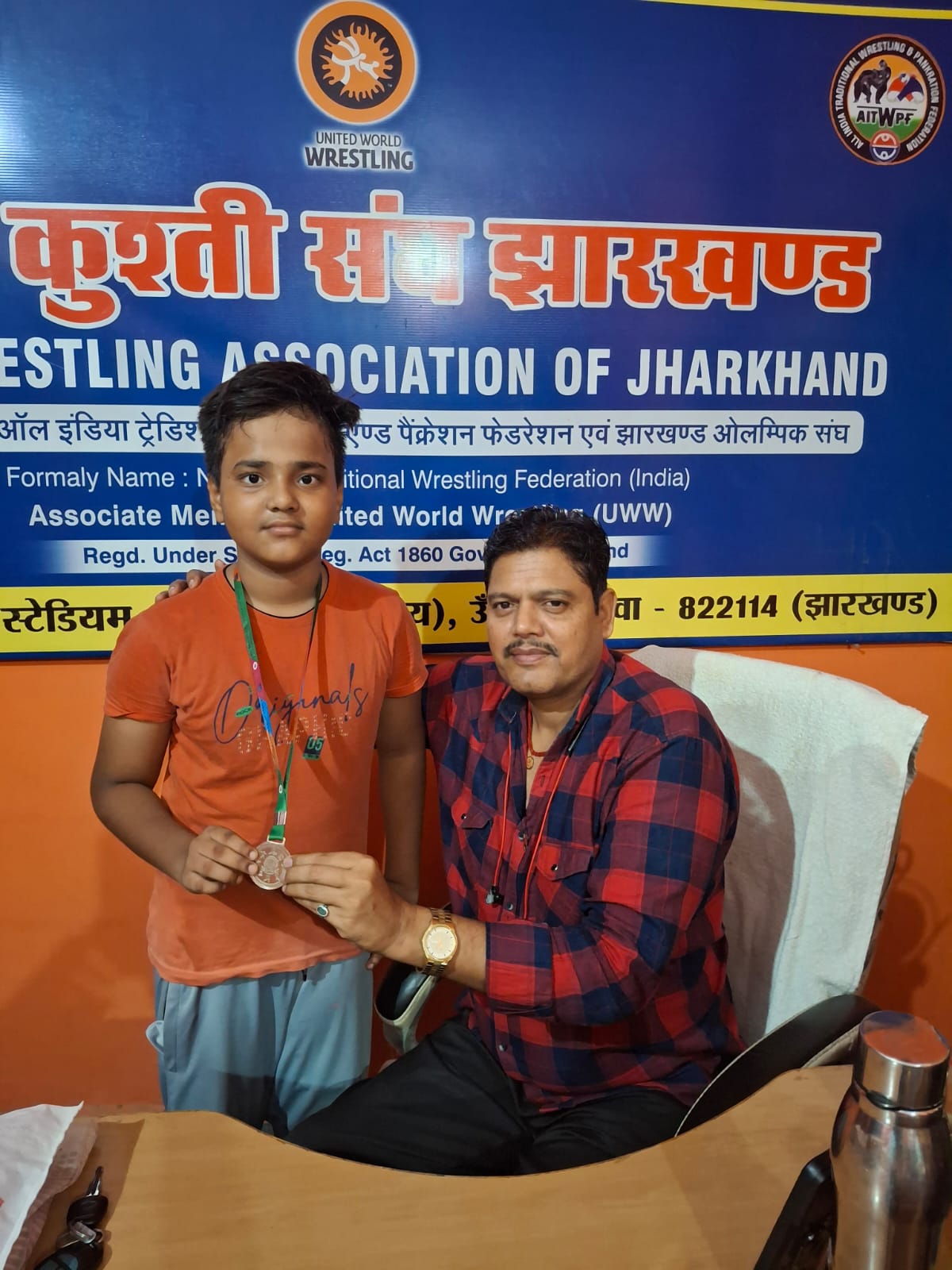 आर्य राज ने DAV क्लस्टर कुश्ती प्रतियोगिता में जीता स्वर्ण पदक