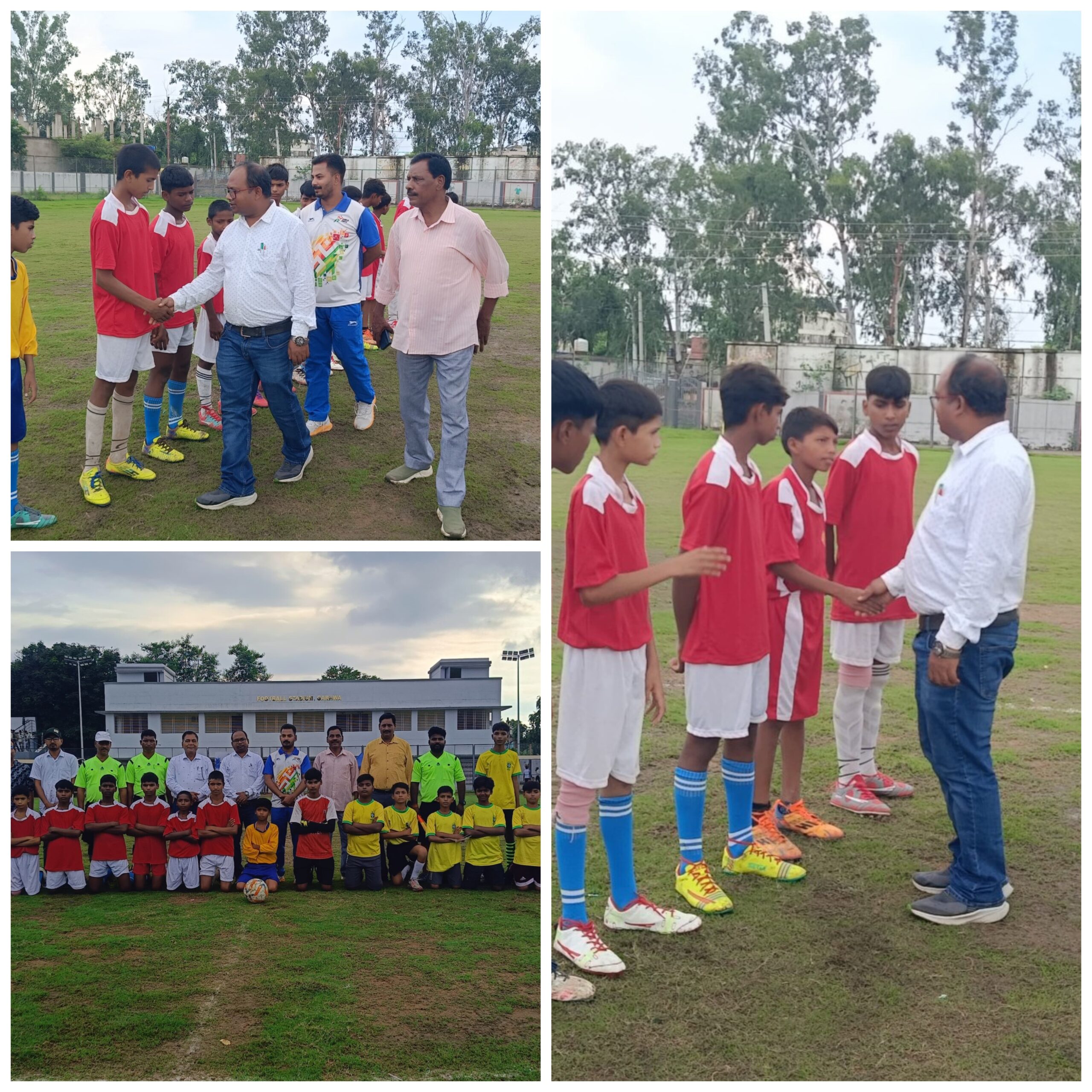 प्रथम गढ़वा जिला अंतर स्कूल फुटबॉल चैंपियनशिप: डीएवी मॉडल स्कूल ने दर्ज की जीत