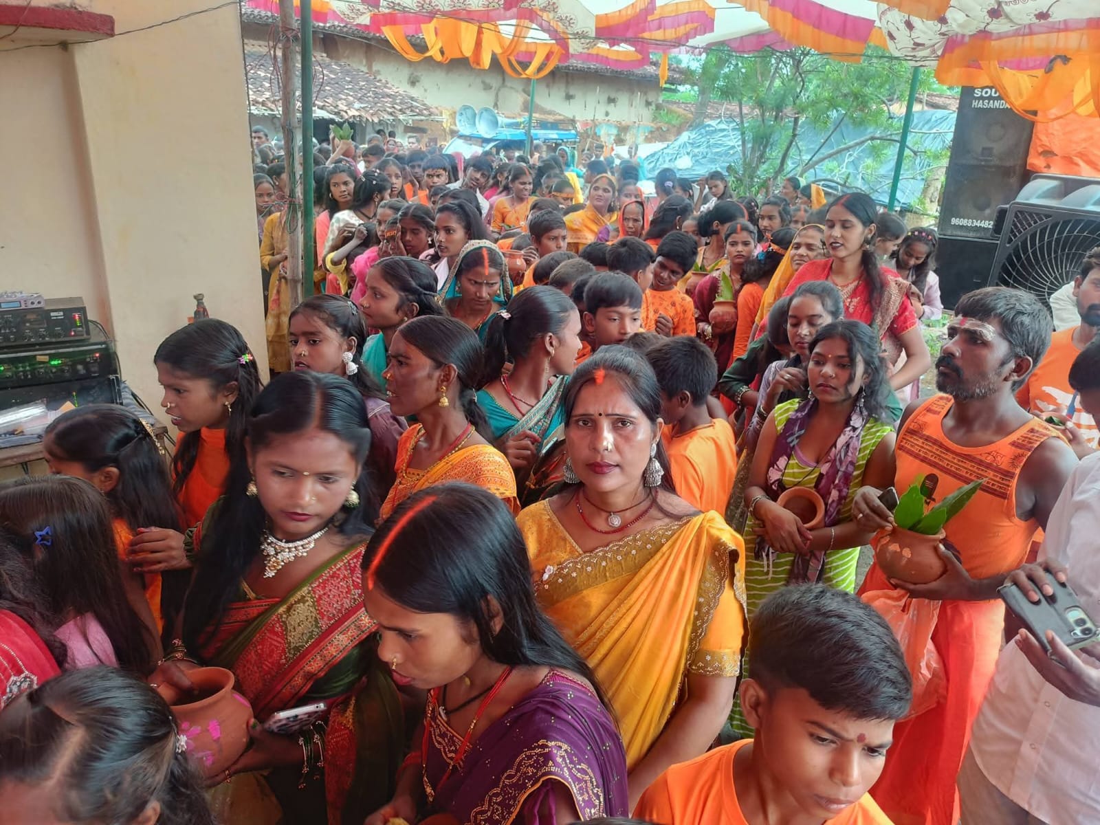 हासनदाग में नाग पंचमी पर निकली भव्य कलश यात्रा, शिव मंदिर में हुआ जलाभिषेक