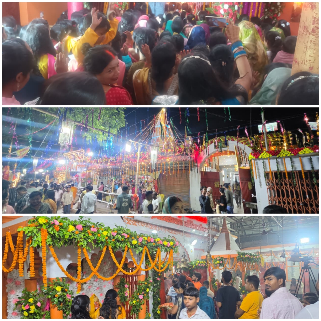 गढ़वा जिले में धूमधाम से मना श्रीकृष्ण जन्मोत्सव, आधी रात जयकारों से गूंजे मंदिर