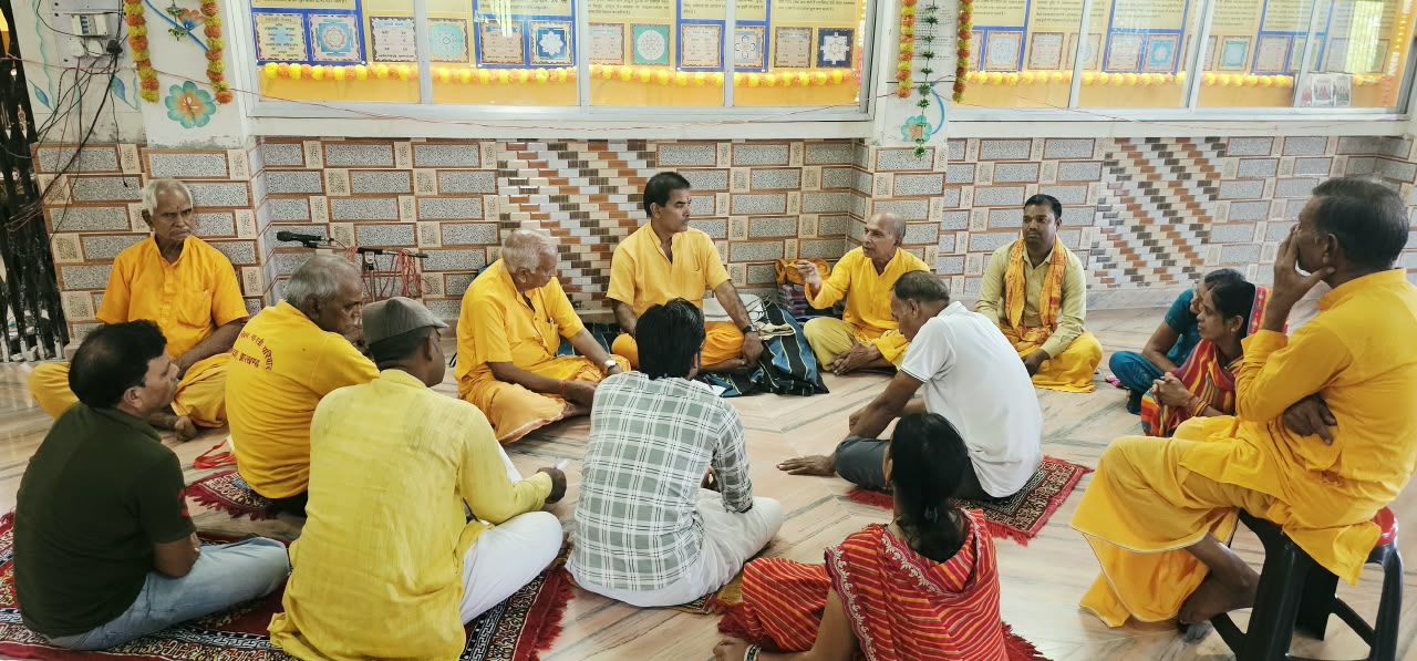 श्री बंशीधर नगर गायत्री शक्तिपीठ में विचार गोष्ठी, धार्मिक व सामाजिक कार्यक्रमों पर हुई चर्चा